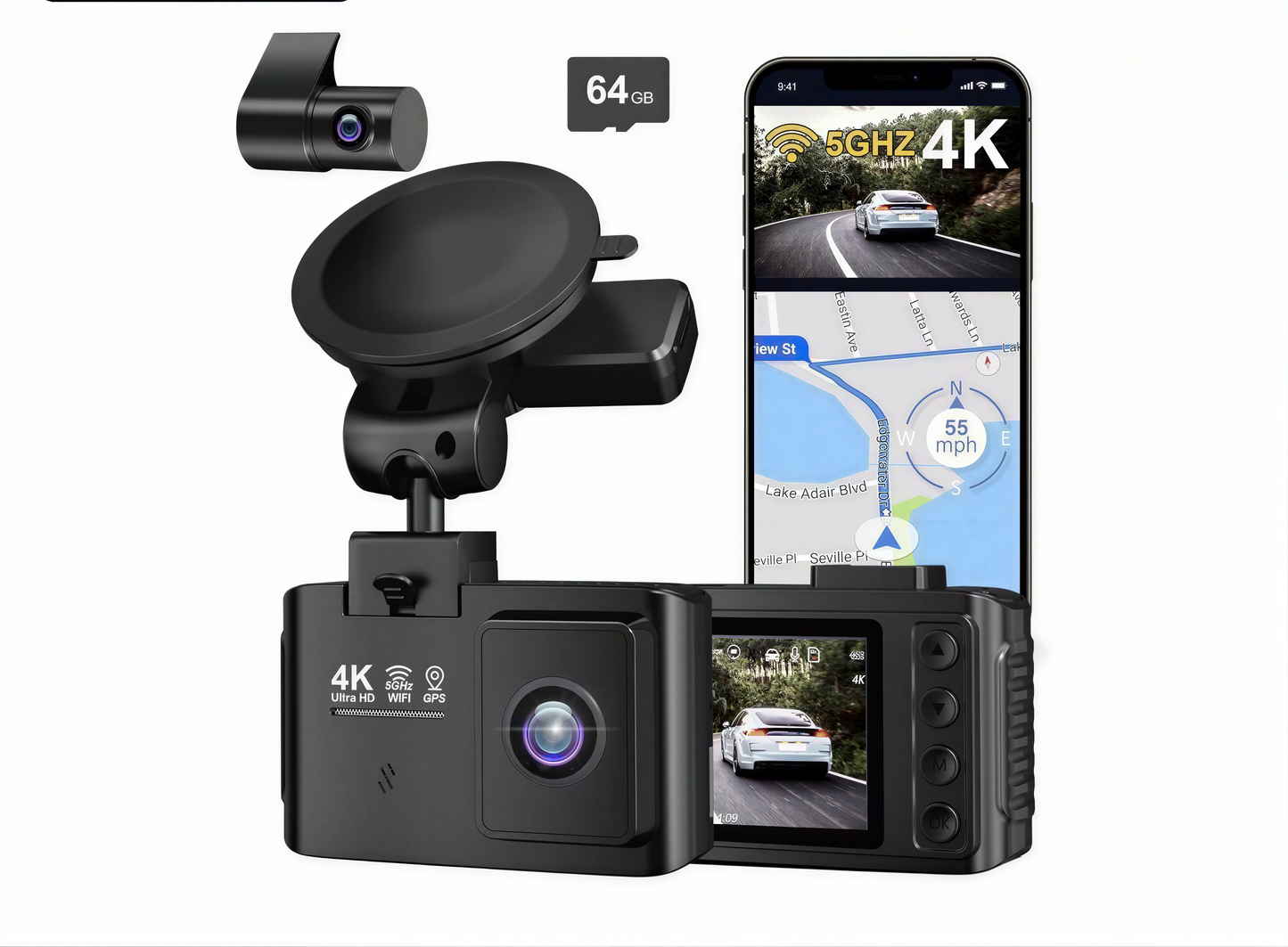 4K Dual Dash Cam