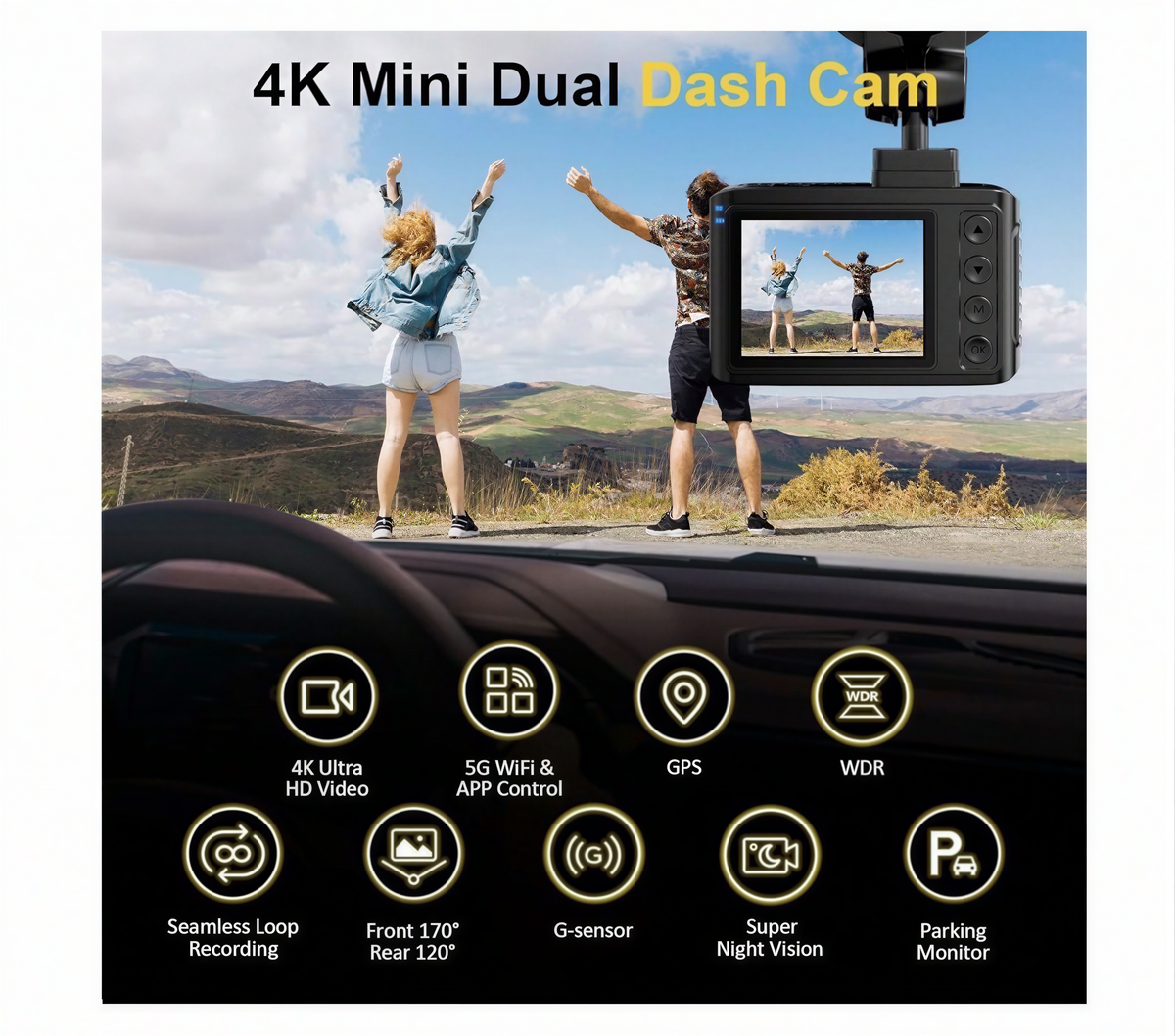 4K Dual Dash Cam